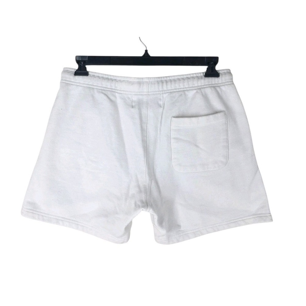 PacSun Land Rover Sweat Shorts Mens M Fleece White Drawstring Embroidered Logo - Picture 3 of 13